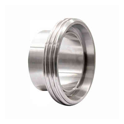 Stainless steel connector DIN 65 F X DN 65 buttweld