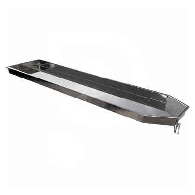 Stainless steel draining board 2000x500