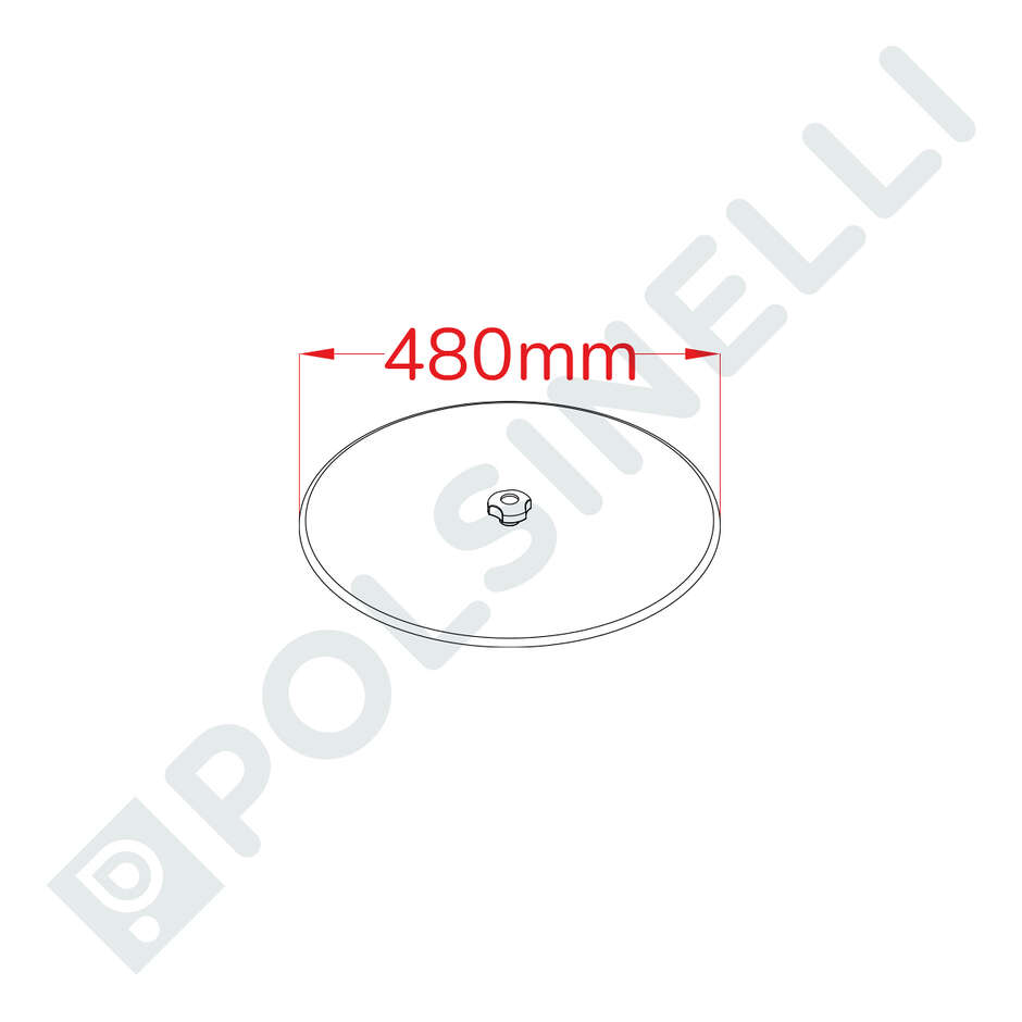Edelstahldeckel ⌀ 480