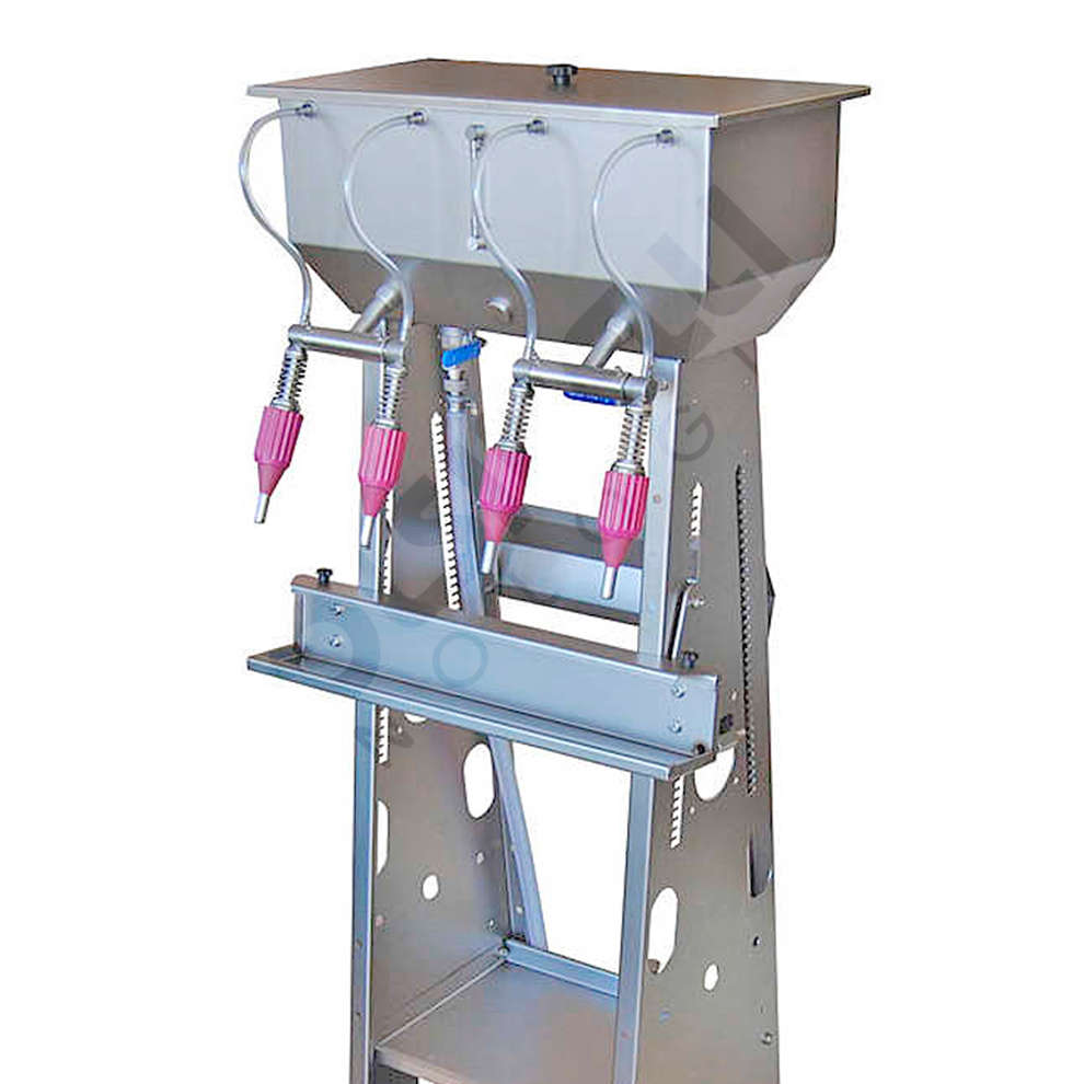 Stainless steel filling machine CAD 4 with  float switch