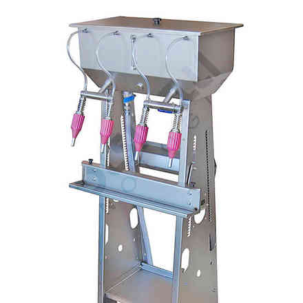 Stainless steel filling machine CAD 4 with  float switch