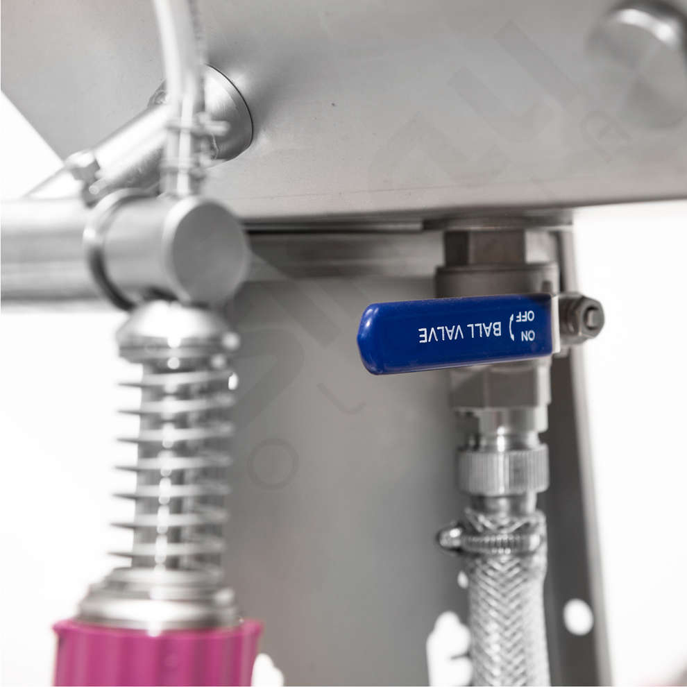 Stainless steel filling machine CAD 4 with  float switch