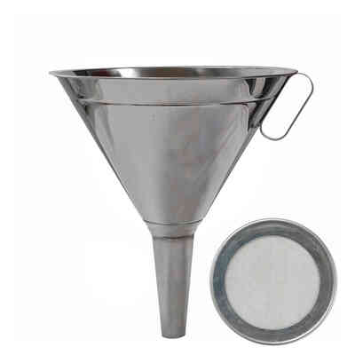 Stainless steel funnel ⌀22 with filter