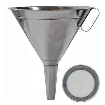 Stainless steel funnel ⌀27 with filter