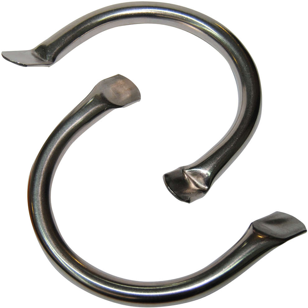 Stainless steel handles  - 160 mm  (2 pz)