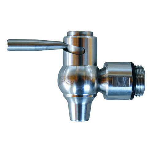 Stainless steel lever faucet 3/8"