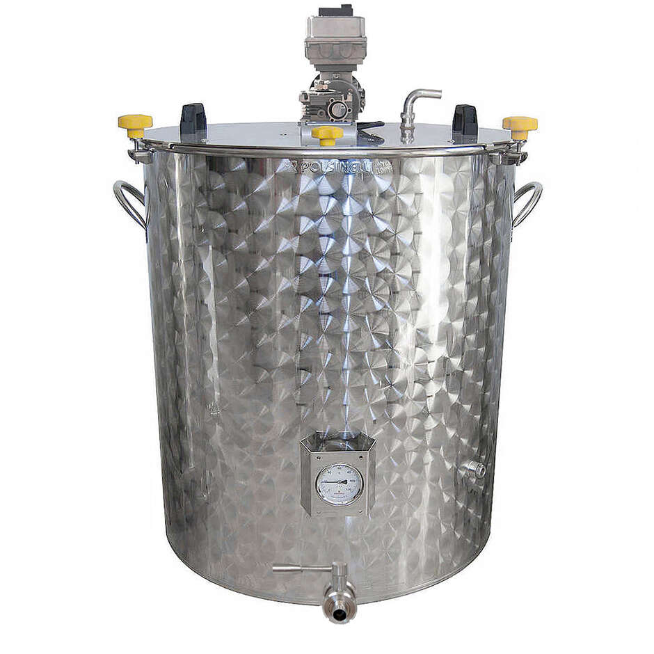 Stainless Steel Motorized Pot with Inverter - 300 L
