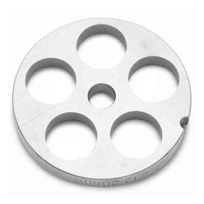 Stainless steel plate for meat grinder N.12 F20 