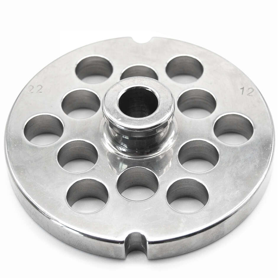 Stainless steel plate for meat grinder N.22 F12