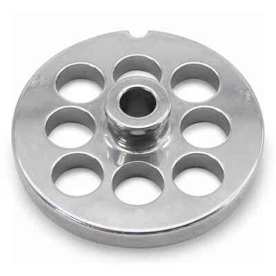 Stainless steel plate for meat grinder N.22 F16
