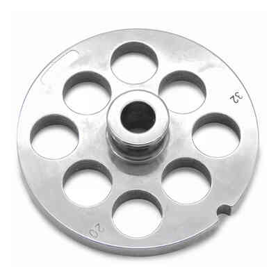 Stainless steel plate for meat grinder N.32 F20 
