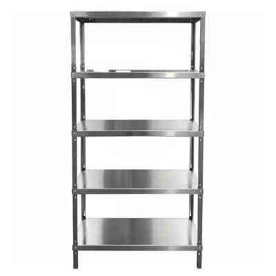 Stainless Steel Shelf 1000x400x2000 mm with 5 Shelves