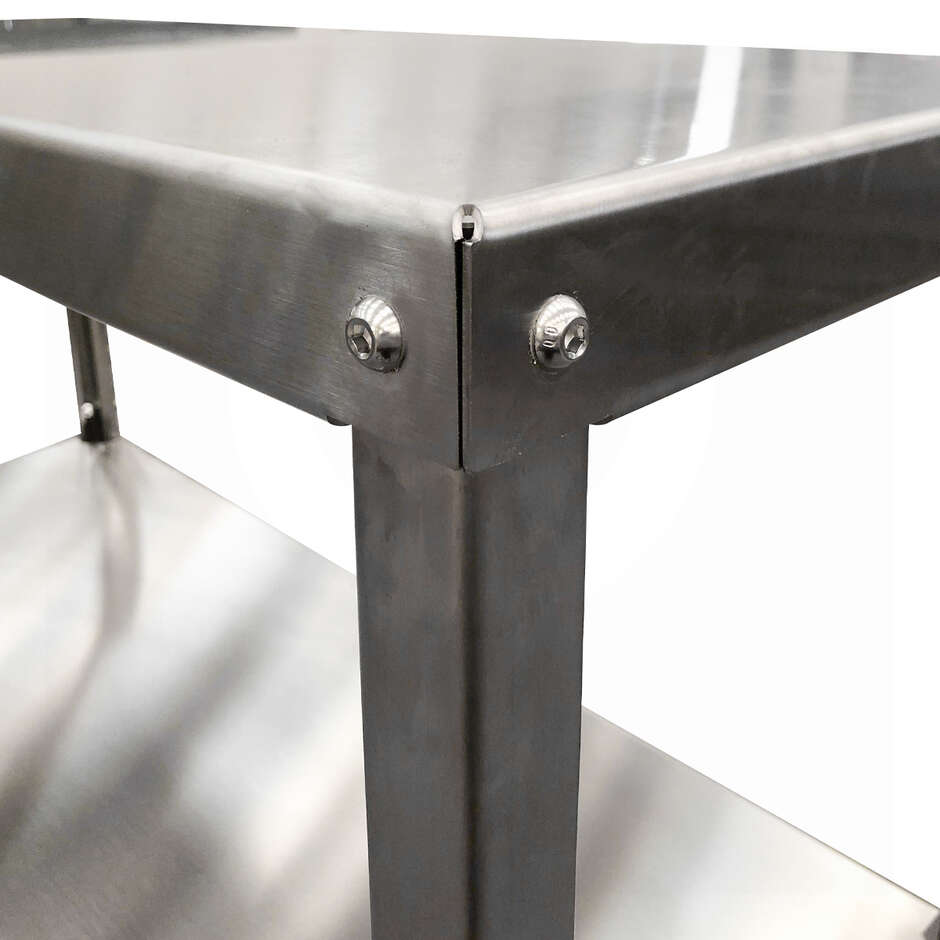 Stainless Steel Shelf 1000x400x2000 mm with 5 Shelves