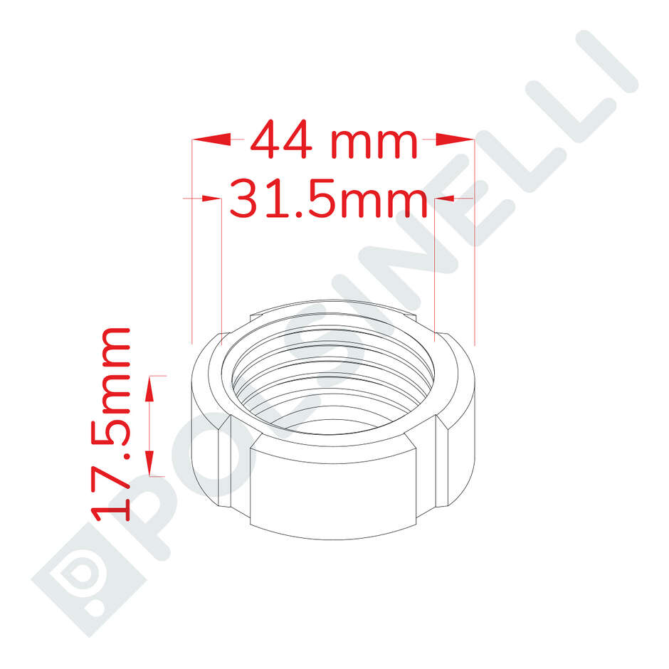 Stainless steel swivel DIN 15