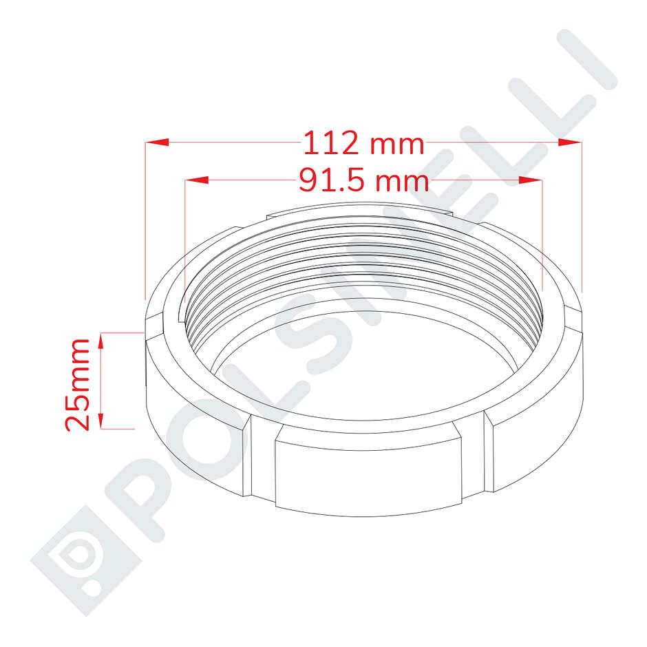 Stainless steel swivel DIN 65