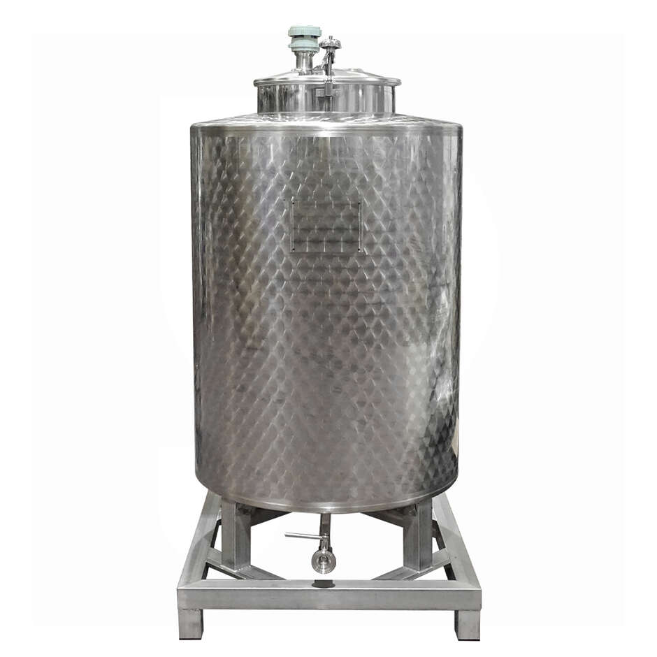 Stainless steel tank 500 L Conical 10° Palletisable