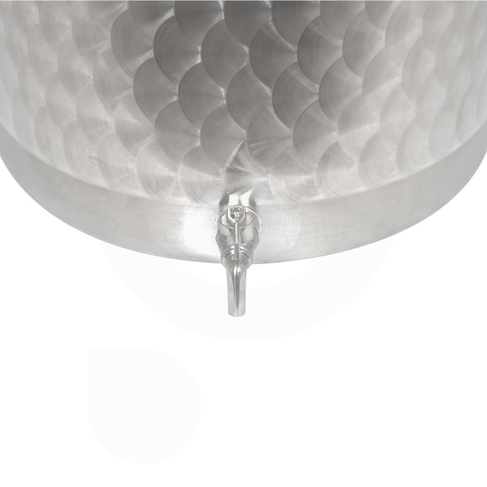 Stainless steel tank with conical clamp lid 75 L