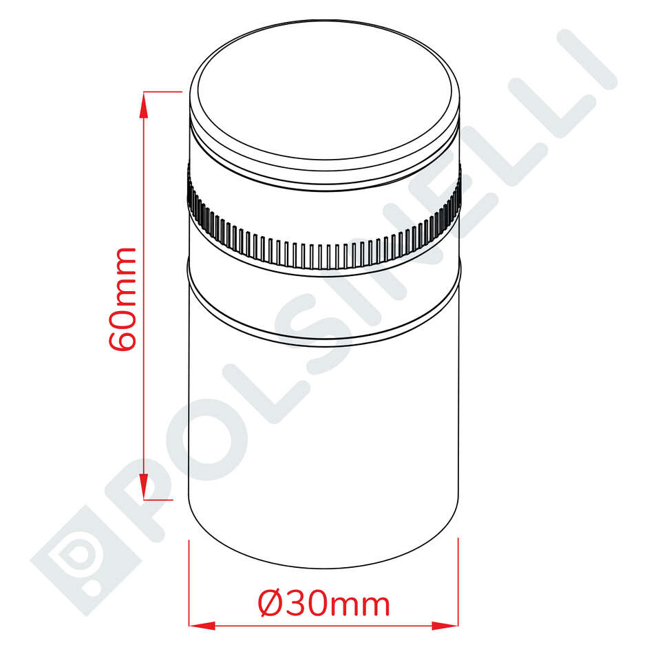 Stelvin Screw Cap 30x60 Green (1250 pieces)