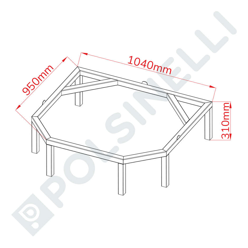 Supporto EVO per pentola 670/800 L