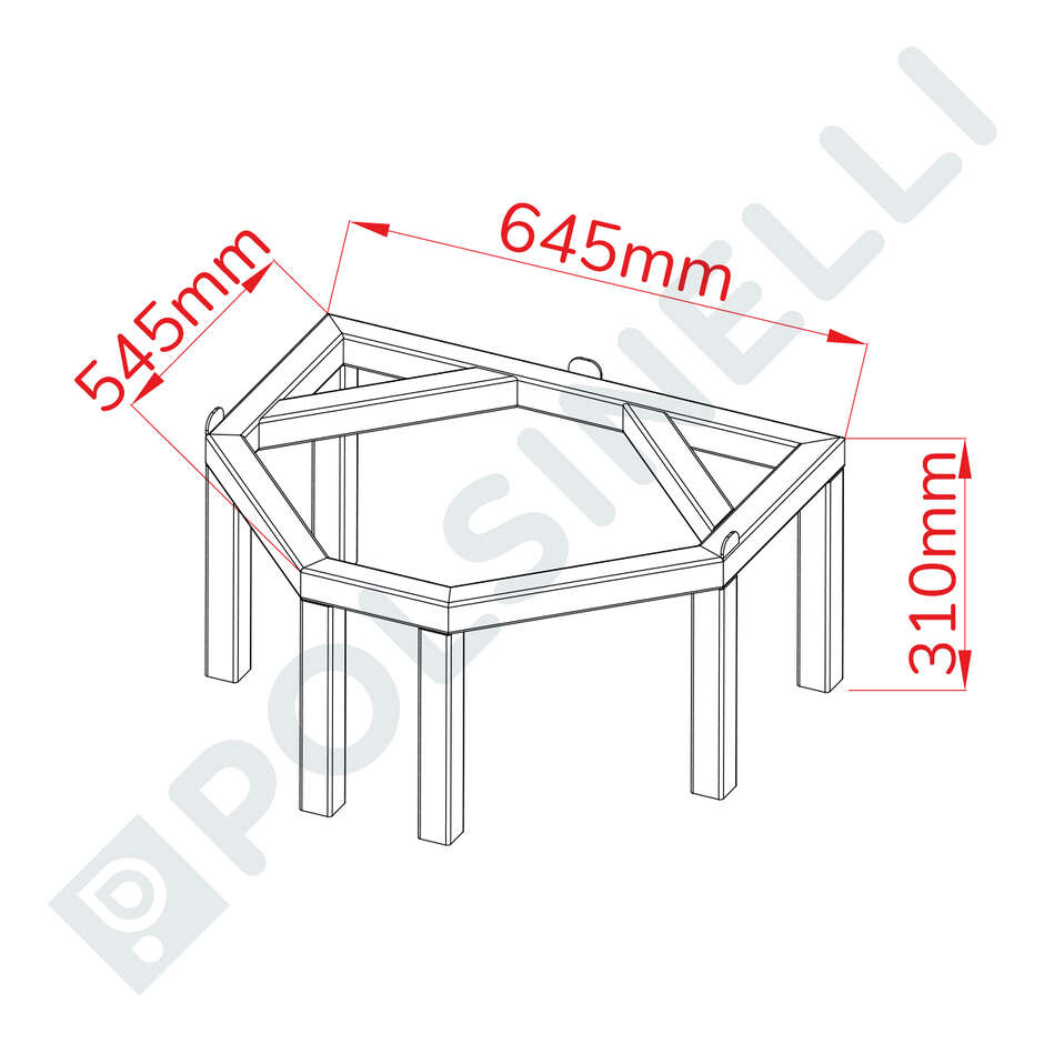 Supporto EVO per pentola L 150/200