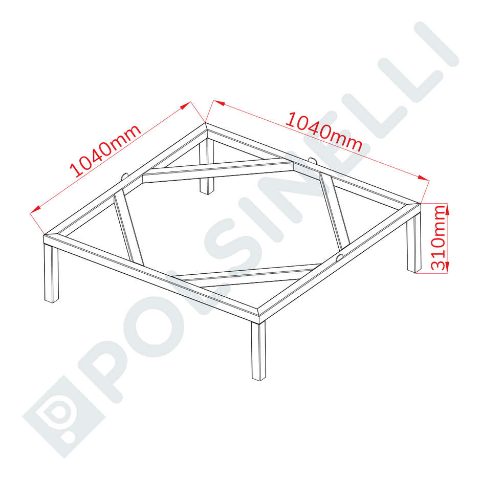 Supporto per pentola 670/800 L 