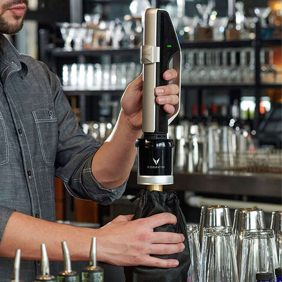 Système Coravin Sparkling pour Vins Effervescents et Champagne
