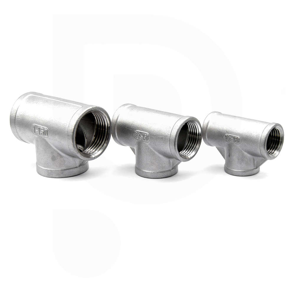 T-Stück aus Edelstahl 1" F