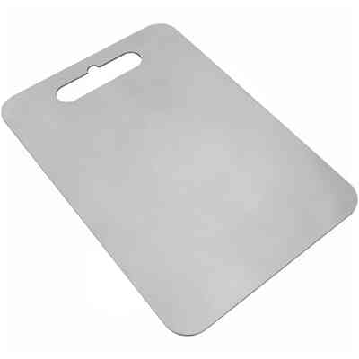 Tabla de cortar de acero inoxidable 29x20 cm