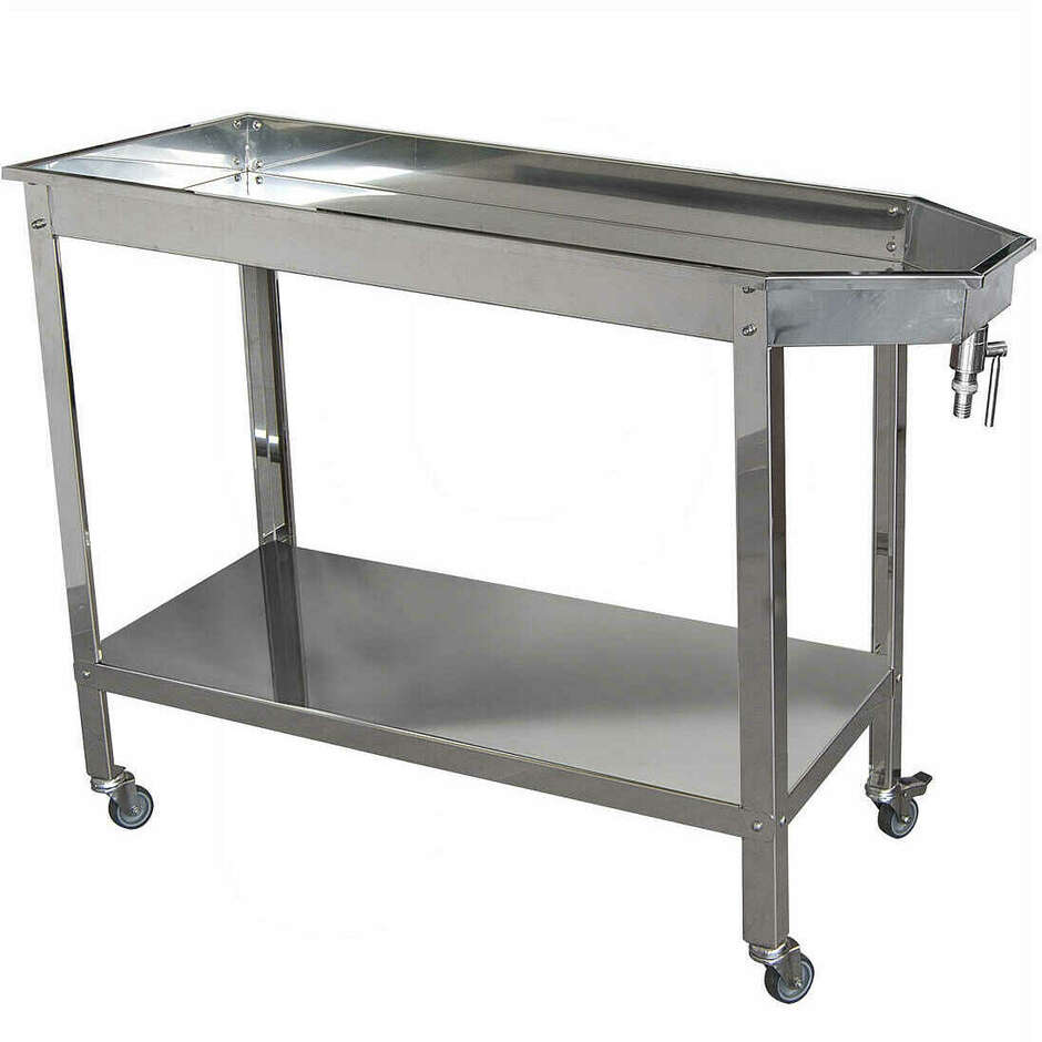 Table d'égouttage en acier inoxydable 1000X500 avec étagère 