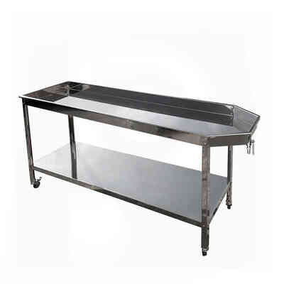 Table d'égouttage en acier inoxydable 2000X500 avec étagère 