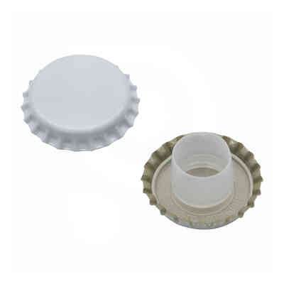 Tapón corona blanco con bidule ⌀29 (200 PC)