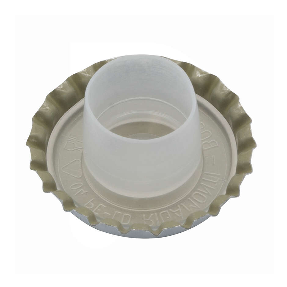 Tapón corona blanco con bidule ⌀29 (200 PC)