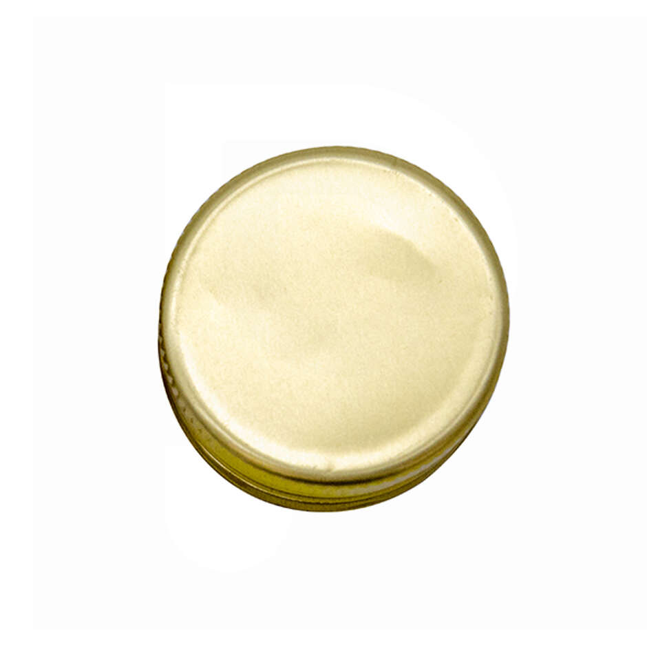 Tapón de rosca pre-roscado con salvagotas dorado ⌀31,5 (100 pzas)