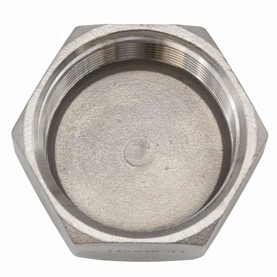 Tapón hembra inox de 1" 1/2