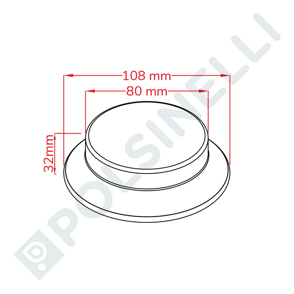 Tapón Inox Garolla 80