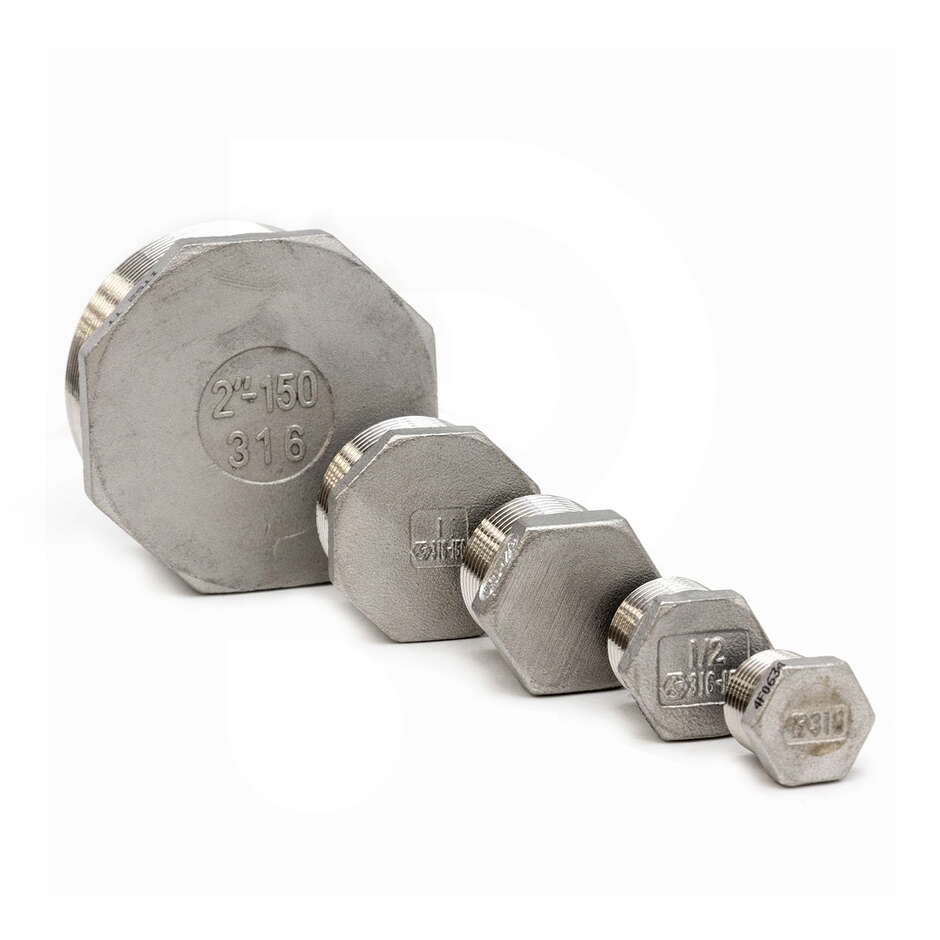 Tapón macho inox de 3/8"