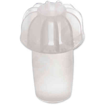 Tapón tipo hongo liso blanco con aletas (100 pc)