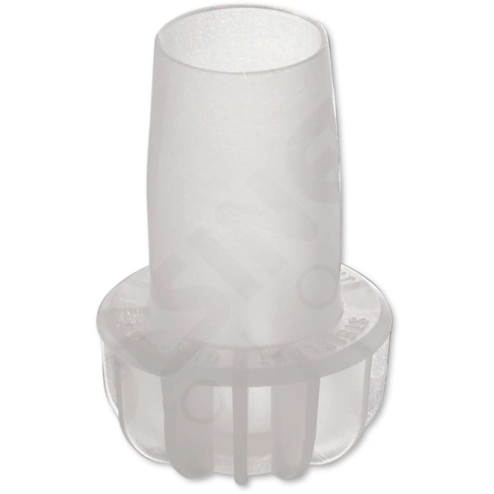 Tapón tipo hongo liso blanco con aletas (100 pc)