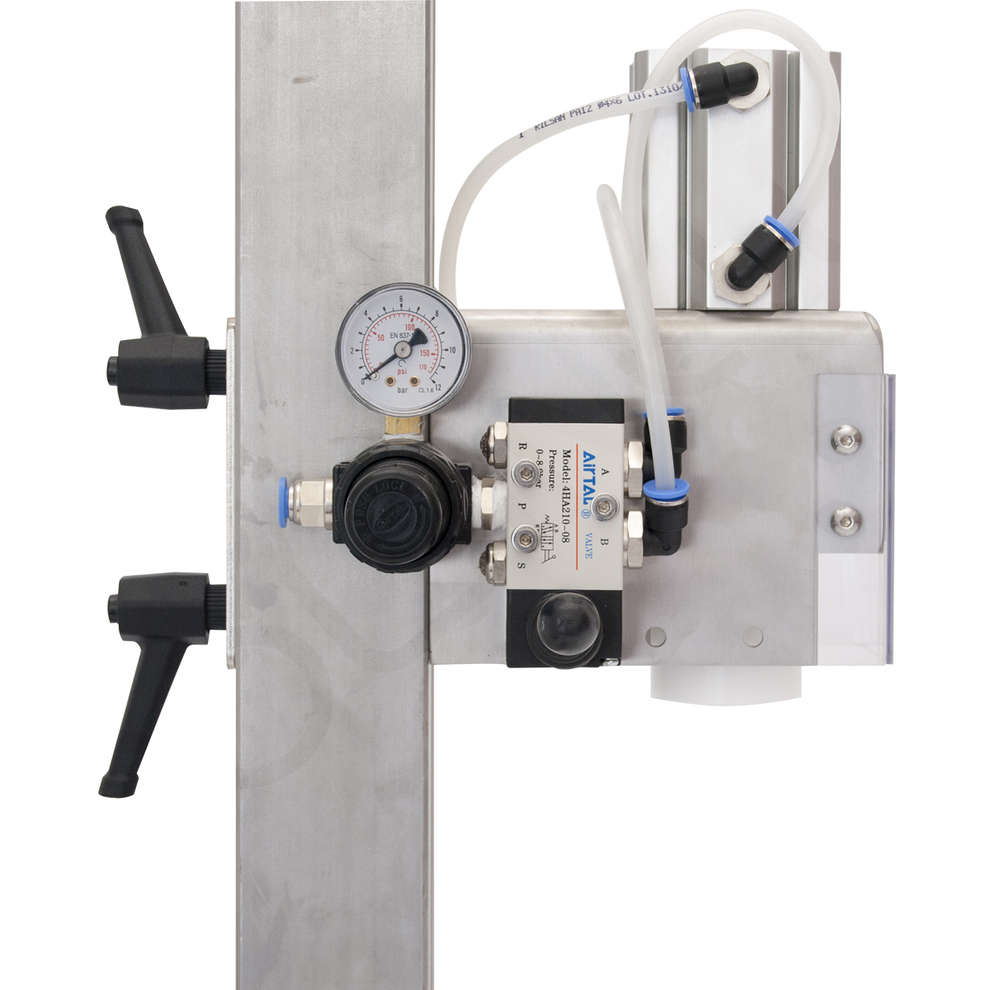 Tappatrice Mirko inox per tappi antirabbocco 