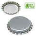 Tappo a corona argento ⌀26 BPA free (10000 pezzi)