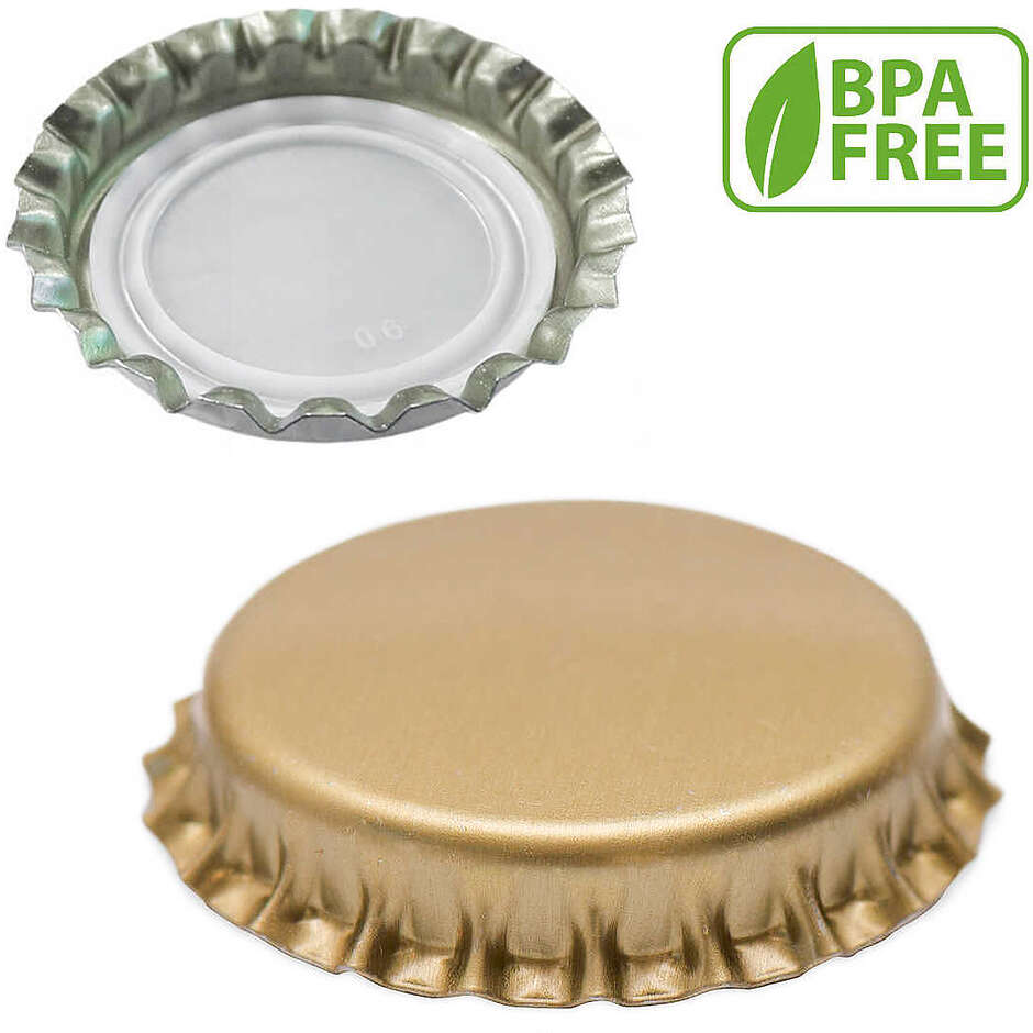 Tappo a corona oro ⌀29 (7000 pezzi)