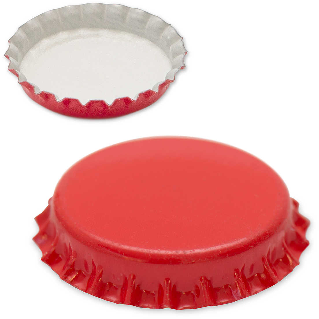 Tappi A Corona Gigante Da 29mm - Confezione Da 200 Pezzi Con Sottotappo - Foto 9