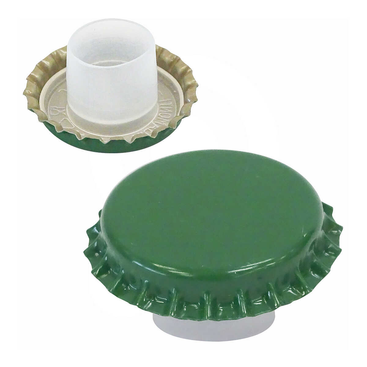 Tappi Corona Gialli 29 Mm - Confezione Da 200 Pezzi Per Birra E Bevande Gassate - Foto 5