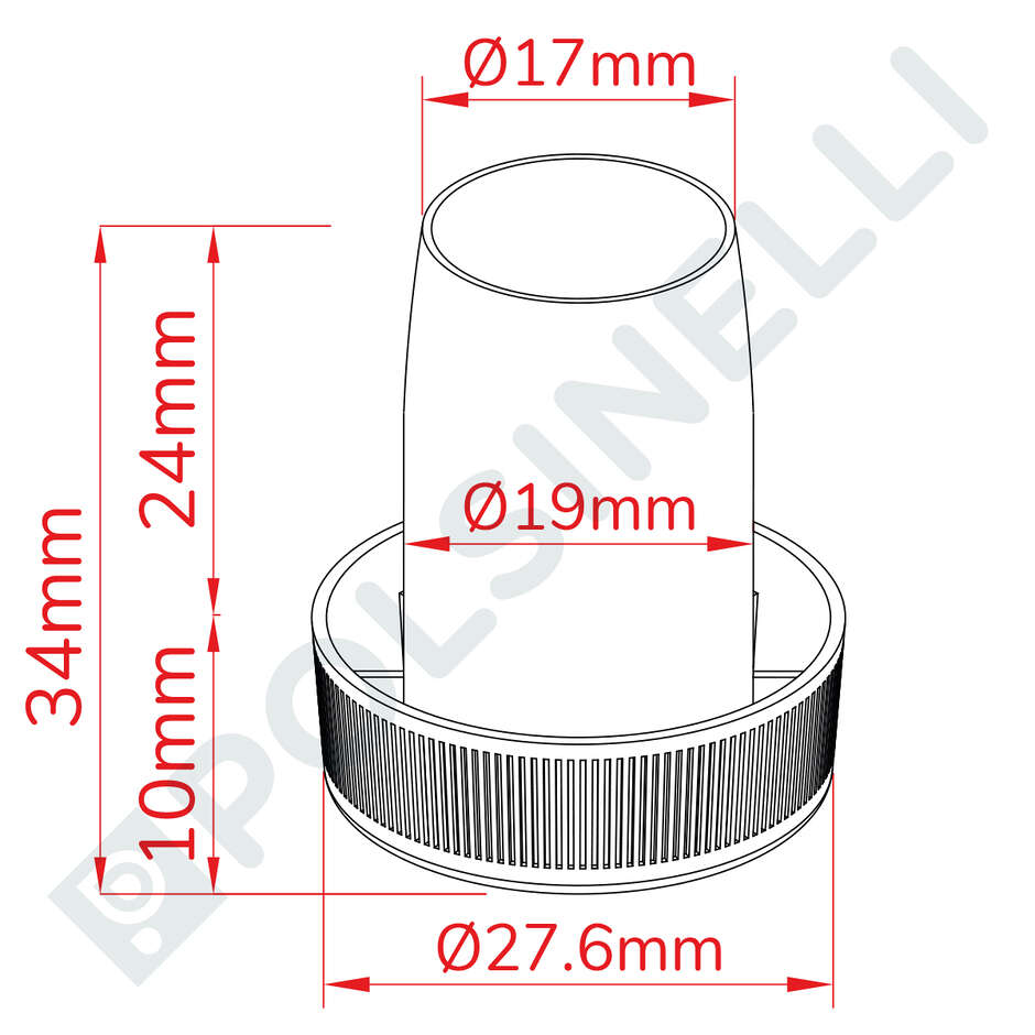 Tappo a fungo Pikkio (100 pezzi)