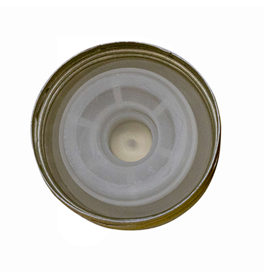Tappo a vite prefilettato con salvagoccia dorato ⌀35 (100 pezzi) 