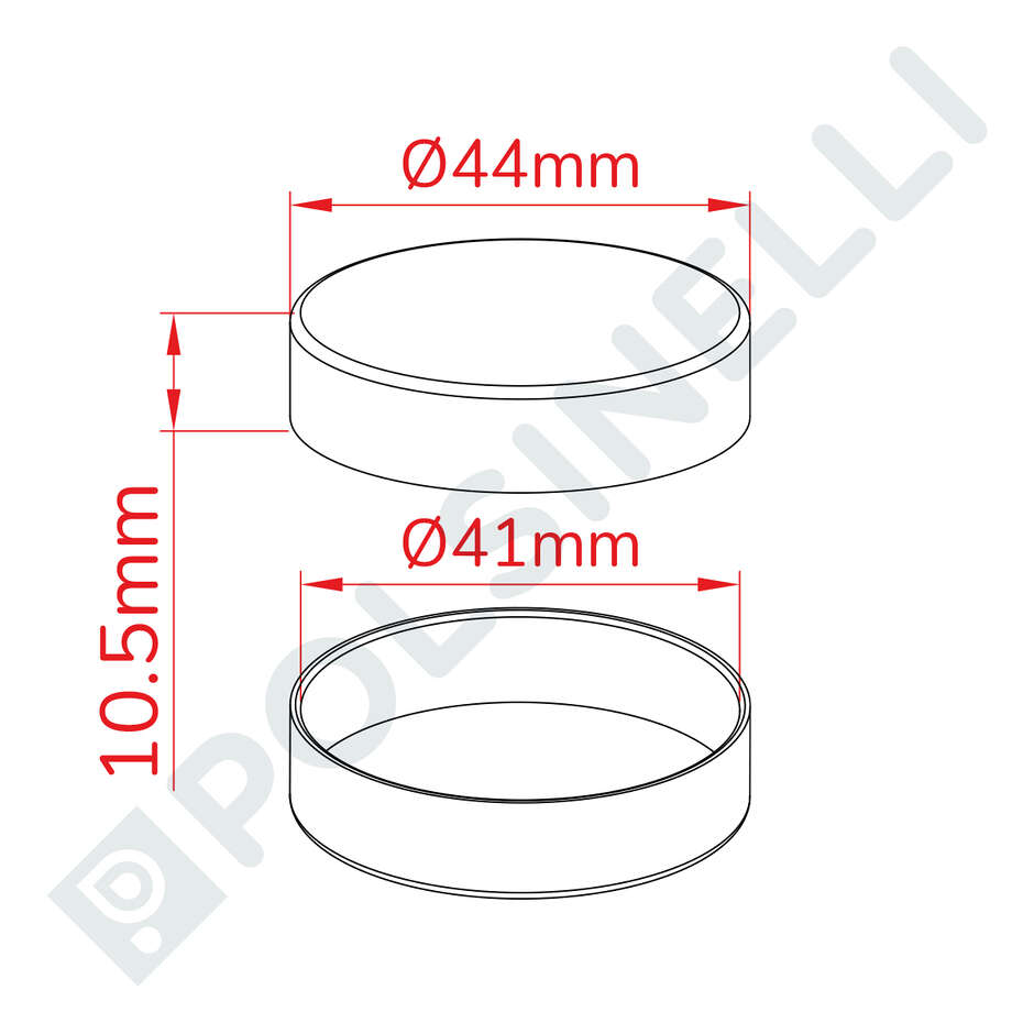 Tappo in plastica per damigiana 5 L (100 pezzi) 