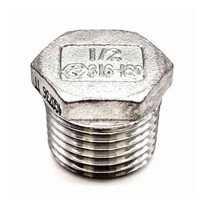 Tappo maschio inox 1/2"
