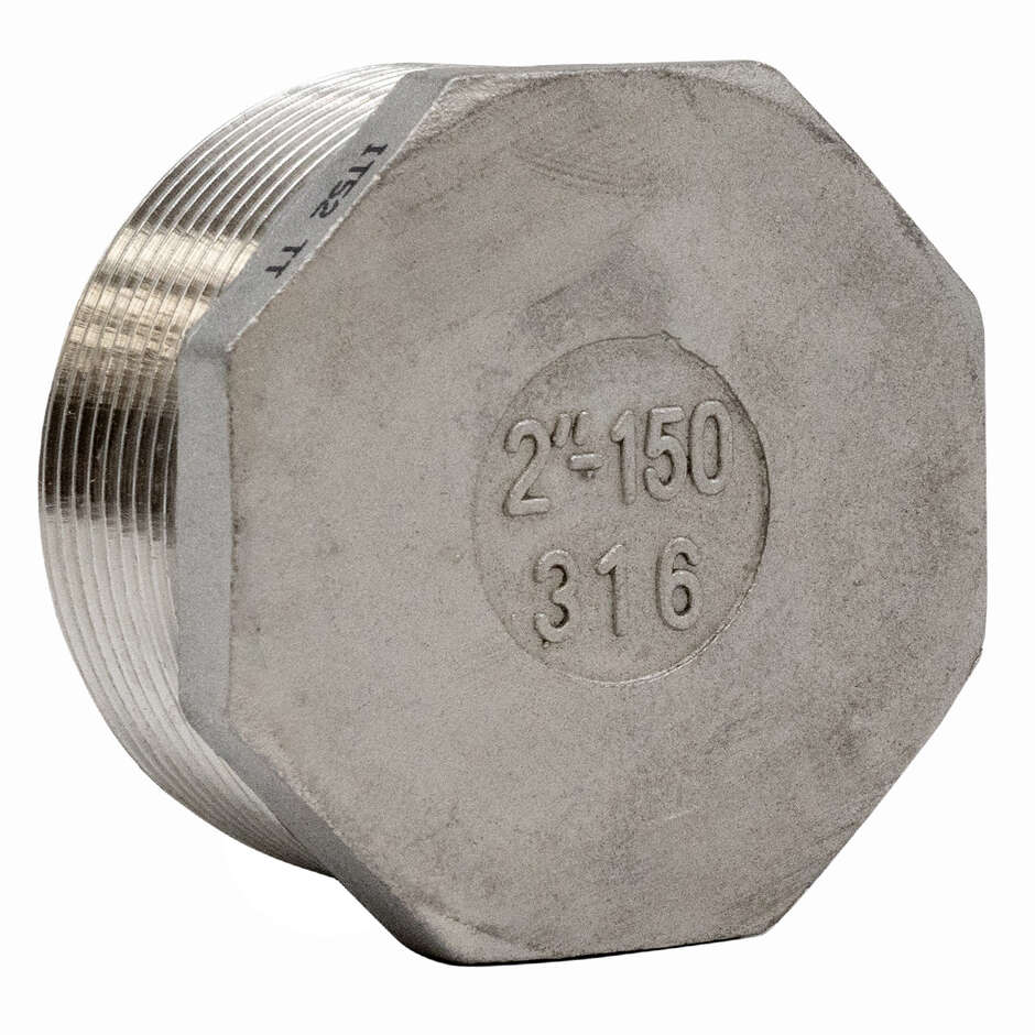 Tappo maschio inox 2"