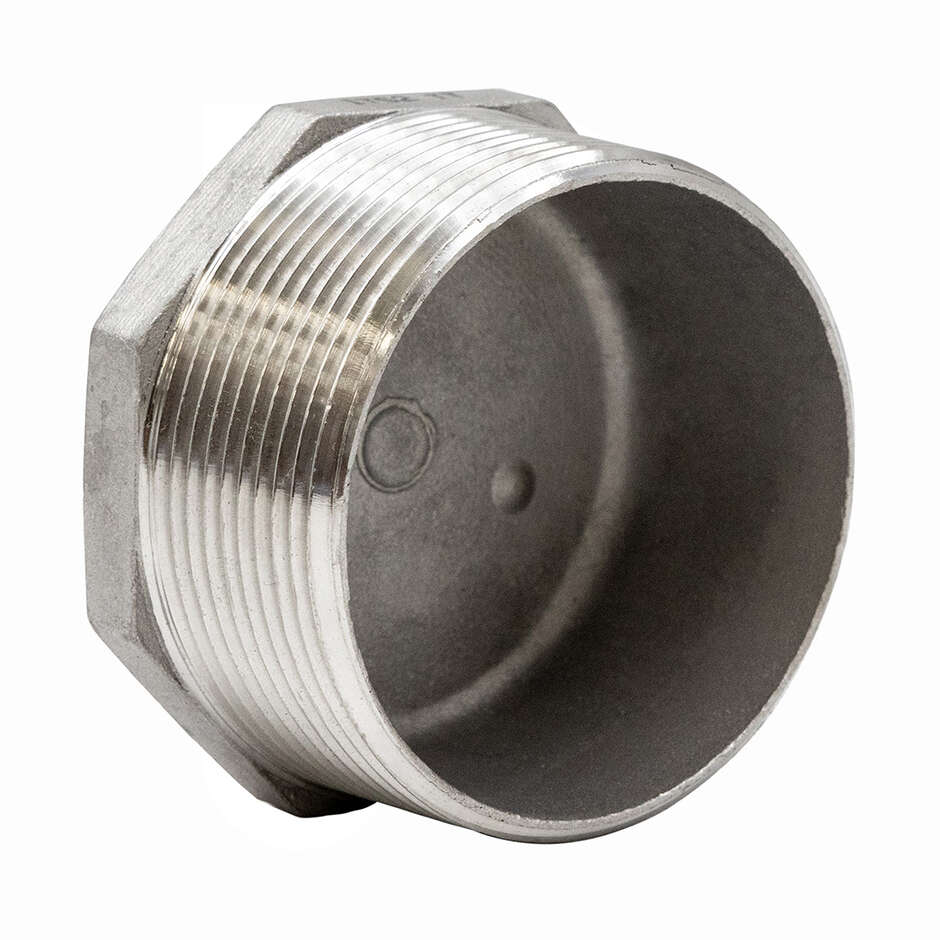 Tappo maschio inox 2"