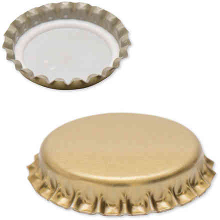 Tapón corona oro ⌀29 (200 PC)